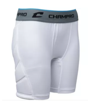 Champro Womens Windmill Sliding Short White XS