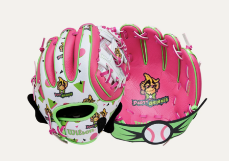 Wilson A200 2026 Beeball Glove EZ-Catch 10'' Party Animals RHT