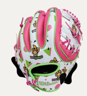 Wilson A200 2026 Beeball Glove EZ-Catch 10'' Party Animals RHT