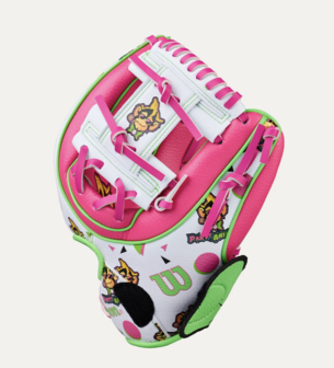 Wilson A200 2026 Beeball Glove EZ-Catch 10'' Party Animals LHT