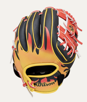 Wilson A200 2026 Beeball Glove EZ-Catch 10'' Firefighters