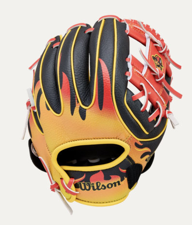 Wilson A200 2026 Beeball Glove EZ-Catch 10'' Firefighters