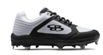 Boombah Ballistic Metal Low Women's US 7 Black/Grey