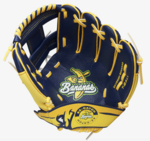 Wilson A200 2024 Beeball Glove EZ-Catch 10'' Savannah Bananas RHT