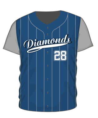 Drachten Diamonds Full Button Baseball Jersey