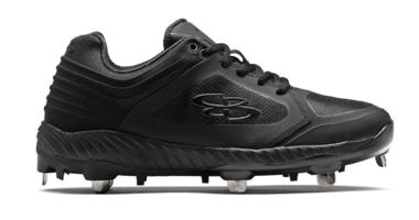 Boombah Ballistic Metal Low Women's US 7 Black/Grey